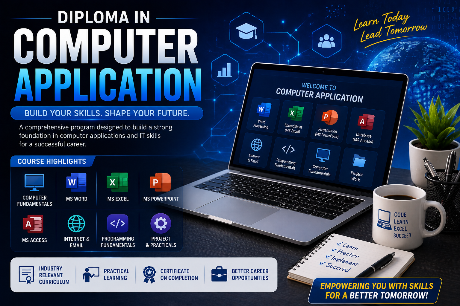 DIPLOMA IN COMPUTER APPLICATION (D.C.A.)