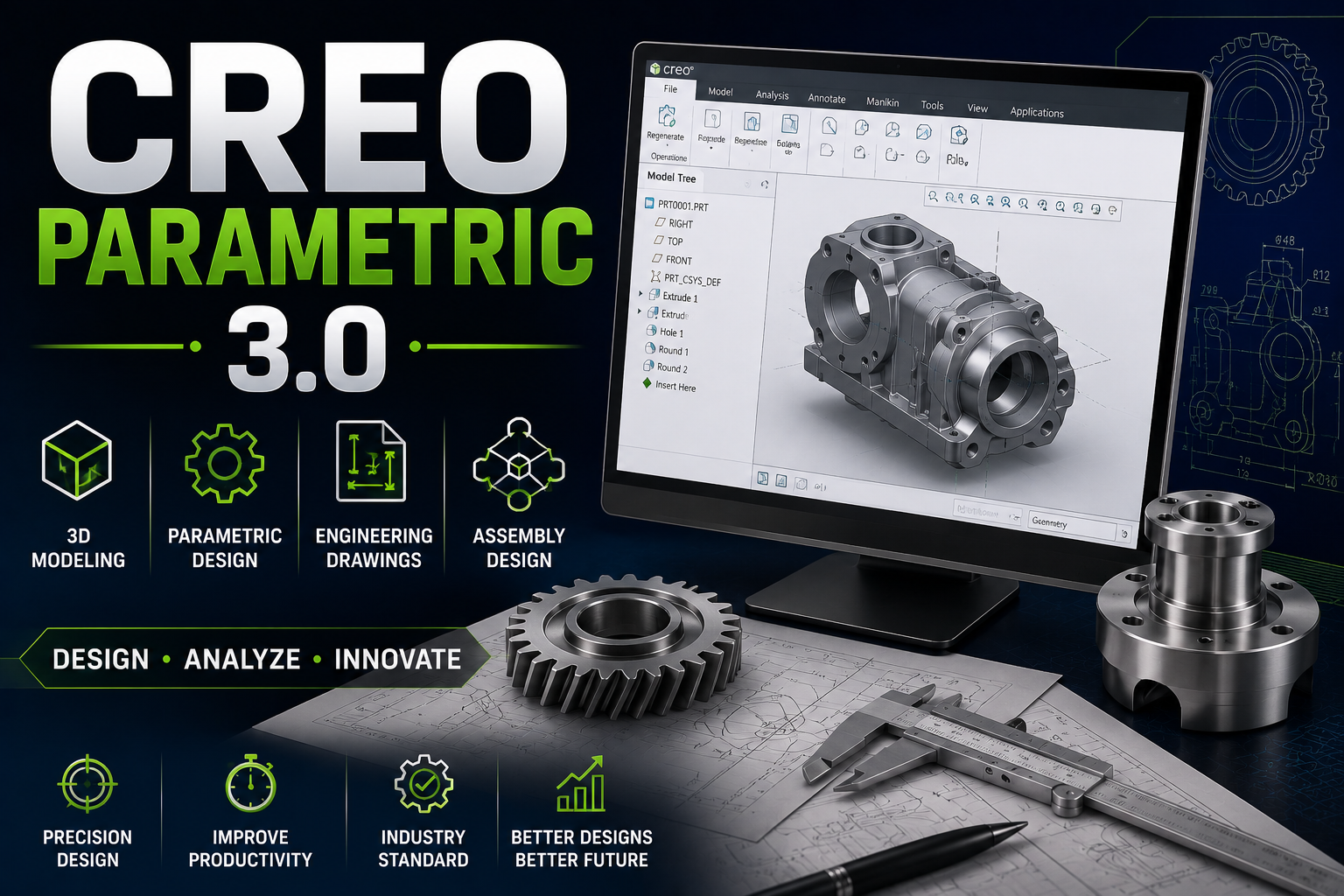 CREO PARAMETRIC 3.0